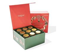 VAHDAM, Surtido Te De Navidad Para Regalo 9 Tés De Hoja Suelta En Lujosa Caja Regalo | Christmas Tea | Surtido De Infusiones Para Regalo | Caja Infusiones Regalo