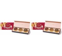 VAHDAM, Caja De Regalo De Té Surtido - Blush, 3 Tés Premium | Infusiones Sin Gluten Y Sin OGM | Elegante Regalo De Té Para Esposa, Mamá, Abuela | Regalos De Té (Paquete de 2)