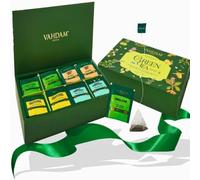 VAHDAM, Caja De Regalo Surtida De Té Verde (4 Sabores, 80 Bolsas Piramidales) Caja De Infusión De Té Con Mezclas De Té Verde | Regalo Para Mujeres Y Hombres