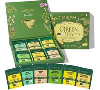 VAHDAM, Caja de Regalo Té Verde Día de la Madre (6 Sabores, 36 Bolsas Piramidales) | Mezclas de Té Verde | Gift Ideas para Mujeres