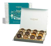 VAHDAM, Set de regalo Bloom - 12 mezclas premium en una caja de prueba de lujo | Selección 100% natural | Regalo de té Navidad para mujeres y hombres