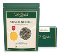 VAHDAM Té Blanco Silver Needle | 50g de Té Suelto | Brotes Puros | Grado Imperial | Bajo en Cafeína | Sellado al Vacío para Frescura | Blanco de Origen Único