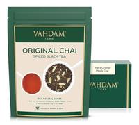 VAHDAM Té Masala Chai Original en Hoja Suelta de la India (100 g/50 tazas) - ingredientes puros: té negro, canela, cardamomo, clavo y pimienta negra, estilo chai latte caliente o helado