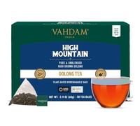 VAHDAM, Té Oolong de Alta Montaña (30 Bolsitas Piramidales) | Cosechado a Mano en las Plantaciones de Darjeeling de Gran Altitud | Hojas de Té Oolong Fuertes y Robustas | 100% Natural