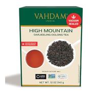 VAHDAM Té Oolong de Alta Montaña a Granel | 340g (170+ Tazas) | Té Oolong de Darjeeling India | Hojas Enteras | Origen Único | Natural | Cosechado a Mano en Jardines de Altura