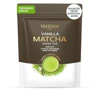 VAHDAM, Matcha De Vainilla Té Verde - 100g Matcha Japonés Con Vainilla Natural | Prepara Un Delicioso Café Con Leche De