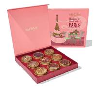 VAHDAM Set Regalo Té Weekend en París | 9 Tés a Granel | Infusiones, Chai y Té Negro | Caja de Regalo Edición Viaje | Ideas de Regalo para Mujeres y Hombres | Sellado al Vacío para Frescura