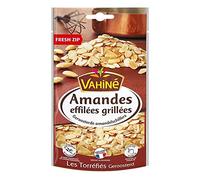 Vahiné Almendras Afiladas Tostadas Fresco Zip 100 g (paquete de 3)