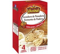 VAHINE - Pastelería - Levadura de Panadería Super Rápida - Para Masa de Pan, Bollos, y Pizza - 18,4g (Paquete de 6)