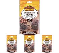 VAHINÉ - Pastelería - Pepitas de Chocolate negro 70% - Chocolate Negro - Para Pasteles, Cookies y Postres - 100g (Paquete de 4)