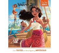 Vaiana 2 (Ya leo solo): Con textos en letra ligada y mayúscula (Aprendo con Disney)