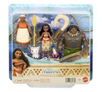 Vaiana Action Figura 3-pack Character Set 9 Cm Mattel