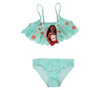 Vaiana Bañador Bikini, Verde, 8 años (Pack de 2) Unisex Kids