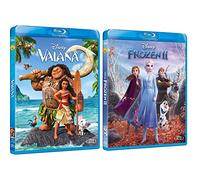 Vaiana [Blu-ray] + Frozen 2 [Blu-ray]