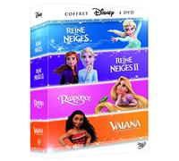 Vaiana, la légende du bout du monde + La Reine des neiges + La Reine des neiges 2 + Raiponce - Coffret 4 films [Francia] [DVD]