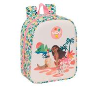 Safta VAIANA - Mochila Infantil, Mochila Niño, Mochila Escolar, Adaptable a Carro, Ideal para Guardería, Cómoda y Versátil, Calidad y Resistencia, 22x10x27 cm