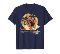 Vaiana Sitting Sunset Camiseta, Hombre, Azul Marino, 6XL