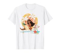 Vaiana Sitting Sunset Camiseta, Hombre, Blanco, 3XL