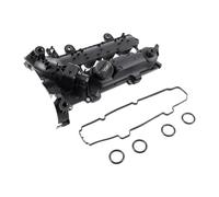 VAICO V22-0755 Tapa de balancines con junta de cubierta de válvula con válvula de ventilación con tapa de cierre