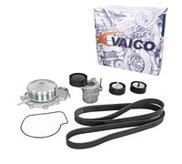 VAICO V30-50109 Bomba de agua + kit de correa poli V sin controlador incorporado sin bypass de depresión sin contacto de desconexión con junta tórica mecánico