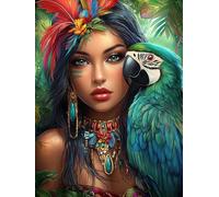 VAIIEYO Pintura de diamantes 5D para mujer, kits de arte de diamantes de imitación para adultos, pintura con diamantes de imitación de cristal redondo para decoración de pared del hogar, regalo, 12 x