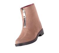 VaiKanhai Botas de agua cortas para mujer, botas de lluvia para mujer, botas de jardín, botas de goma para el exterior, trabajo con comodidad, zapatos naturales para mujer, caqui, 37 EU