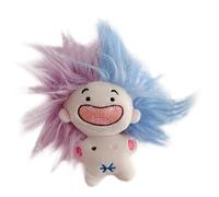 VaiKanhai Lindo Twelve Signs Funny Toothless Doll Keychain Not Does It Have A Cute and Interesting Appearance You Can Also Design The Doll's Hairstyle According to Your Preferenc Peluche (PP1, C)