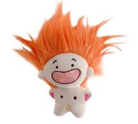 VaiKanhai Lindo Twelve Signs Funny Toothless Doll Keychain Not Does It Have A Cute And Interesting Appearance You Can Also Design The Doll's Hairstyle According To Your Preferenc Peluche (Naranja, C)