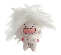 VaiKanhai Lindo Twelve Signs Funny Toothless Doll Keychain Not Does It Have A Cute and Interesting Appearance You Can Also Design The Doll's Hairstyle According to Your Preferenc Peluche (Blanco, C)