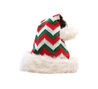 VaiKanhai Vestido de vacaciones navideñas. Gorro de Papá Noel, gorro suave y bonito para hombre, c, Talla única