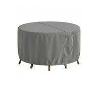 Vailge Fundas redondas para muebles de patio, 100% impermeables, juego de sillas de mesa para exteriores, antidecoloración, juego de muebles de exterior, resistente a los rayos UV, 110 pulgadas de