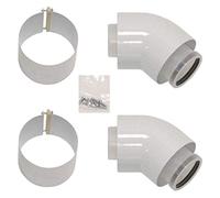 Vaillant - Juego 2 codos 45º ecotec 60/100