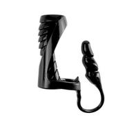 Vaina fálica estimulante manguito portátil para pene con anal negro butt tapp