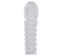 funda fálica transparente extensión para pene masculino manguito estimulador