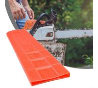 Vaina protectora para barra de motosierra con placa guía para barras de motosierra de 12 a 20 pulgadas, diseñada para evitar el óxido y prolongar la vida útil de la herramienta (18 pulgadas)