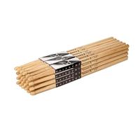 Vaisoeny Baquetas 5B para adultos, 12 pares de baquetas clásicas de madera de roble para niños, accesorios profesionales de percusión para instrumentos musicales