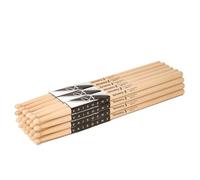 Vaisoeny Baquetas de tambor, baquetas 5A para adultos, 12 pares de baquetas clásicas de madera de arce para niños, accesorios de percusión de instrumentos musicales profesionales