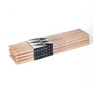 Vaisoeny Baquetas de tambor, baquetas 5A para adultos, 12 pares de baquetas clásicas de madera de roble para niños, accesorios de percusión de instrumentos musicales profesionales