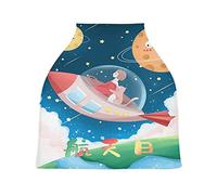 Vaisseau Spatial De Dessin Animé Volant Cubierta de Lactancia Materna Asiento de Bebé Cubierta de Cochecito Transpirable Carros de La Compra Cubierta para Niños Niñas