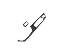 VAJDRTOA 2 embellecedores de fibra de carbono for interruptor de elevación de puerta abatible, compatibles con embellecedores de interruptores de ventana de puerta Serie 3 E92 Coupé(For LHD vehicles)