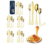 Vajilla De Calavera De Acero Inoxidable Juego De 24 Piezas De Vajilla De Acero Inoxidable Juego De Vajilla Con Impresión De Calaveras Tenedores Y Cucharas De Cocina Portátiles Cubiertos De Acero