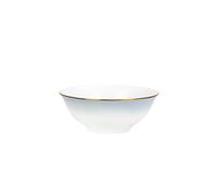 Vajilla de cerámica El esmalte redondo chino con oro y cambio gradual de gris puede ser un tazón de cerámica apto for microondas, tazón de 9 pulgadas(4-Inch dip bowl)
