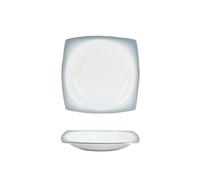 Vajilla de cerámica El esmalte redondo chino con oro y cambio gradual de gris puede ser un tazón de cerámica apto for microondas, tazón de 9 pulgadas(1 8-inch Tianyuan Soup Plate)