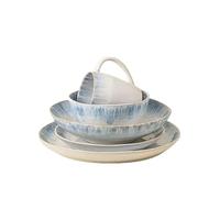 Vajilla de cerámica gres 5 piezas for 1 persona - Apto for microondas y lavavajillas(Color01)