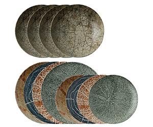 Vajilla de porcelana 12 piezas Mod. Nature Essence Arthur Krupp