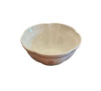 Vajilla francesa de cerámica creativa para el hogar, cuenco de sopa de 8 pulgadas, miedo a las flores