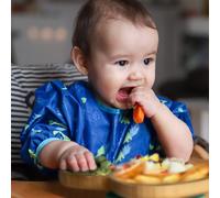 Vajilla infantil con plato de bambú y cuchara 250 ml incl. ventosa 18 x 18 cm Klarstein