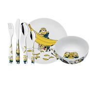 Vajilla infantil WMF Minions de 6 piezas con grabado - vajilla infantil personalizada con nombre - regalo para bautizo, nacimiento o cumpleaños