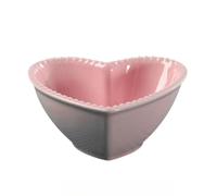 Vajilla Platos De Cerámica Pareja Amor Cuencos Juego Postre Ensalada Frutas En Forma Corazón Cena Hogar Snack Desayuno Nido Pájaro Helado Sopa Pasta Snacks (Cuenco rosa)