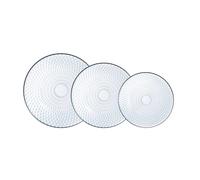 Luminarc Pampille Granit Vajilla Vidrio 18 Piezas - 6 Personas